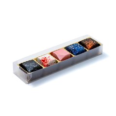 Krabička s pralinkami 5ks - vlastní výběr